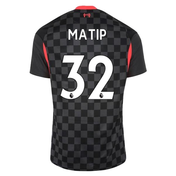 Trikot Liverpool NO.32 Matip Ausweich 2020-21 Schwarz Fussballtrikots Günstig